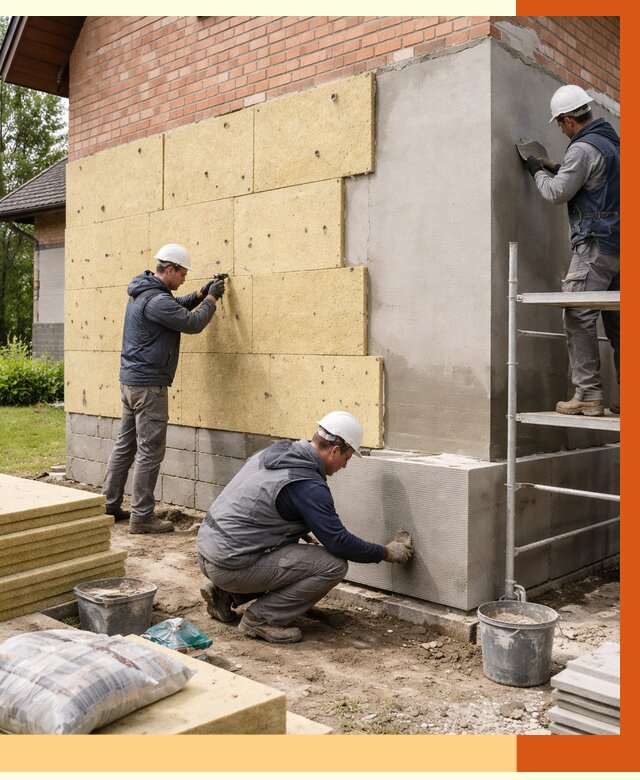 Утепление частного дома в Реутове под ключ от 7805 руб/м2 — недорого | ТепломастерРтв