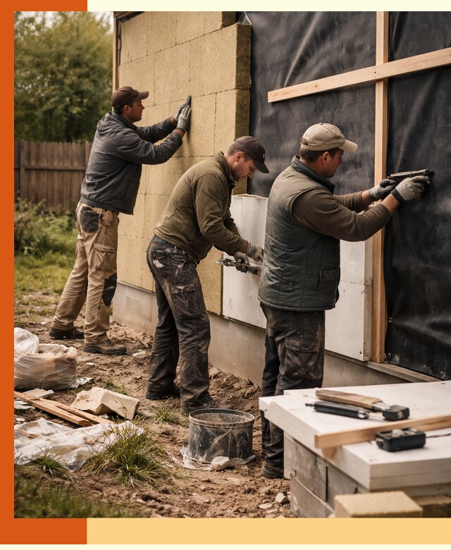 Утепление дачного дома под ключ в Реутове