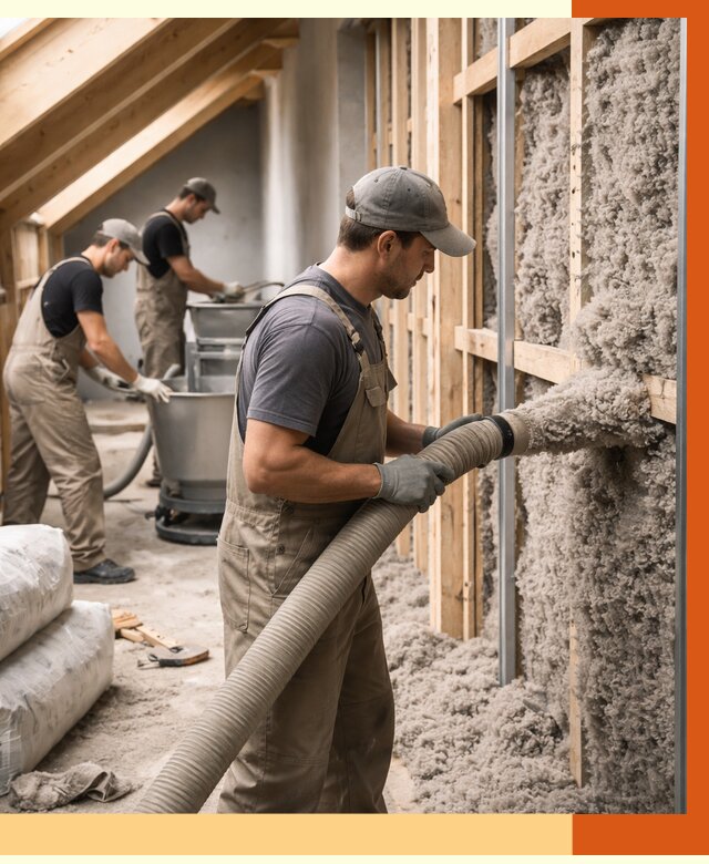 Утепление таунхауса эковатой в Реутове от 2290 руб./м² — монтаж и задувка | ТепломастерРтв