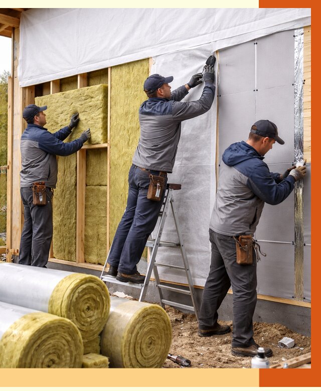 Утепление каркасного дома в Реутове от 4371 руб./м2 — профессионально | ТепломастерРтв