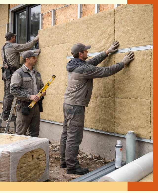 Утепление дома из SIP панелей в Реутове от 6452 руб./м² под ключ | ТепломастерРтв