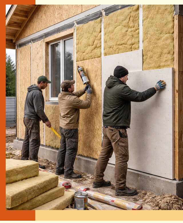 Профессиональное утепление дома из SIP-панелей в Реутове