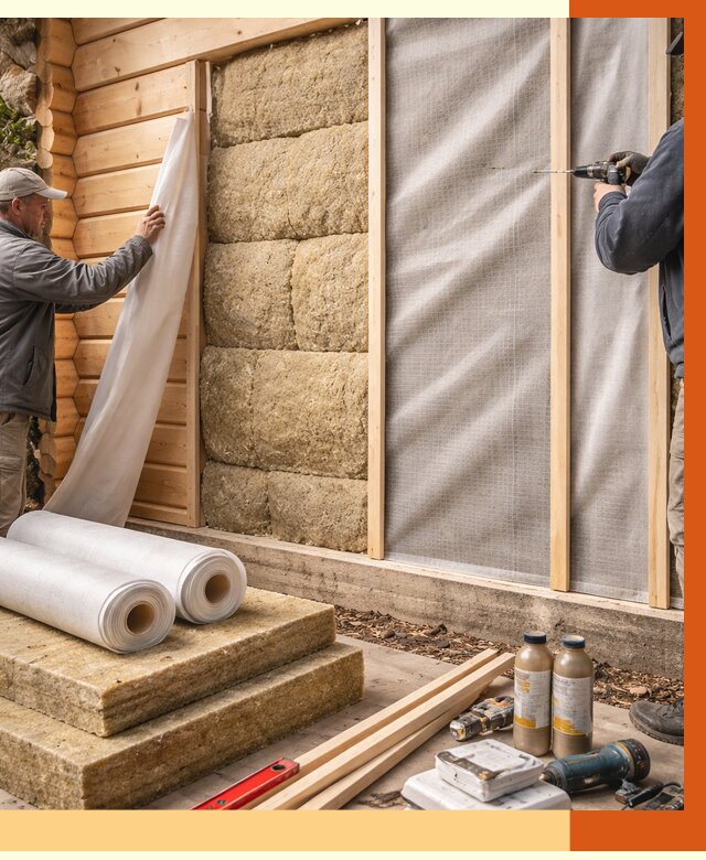 Утепление дома из минибруса в Реутове от 4683 руб/м2 — заказать профессионально | ТепломастерРтв