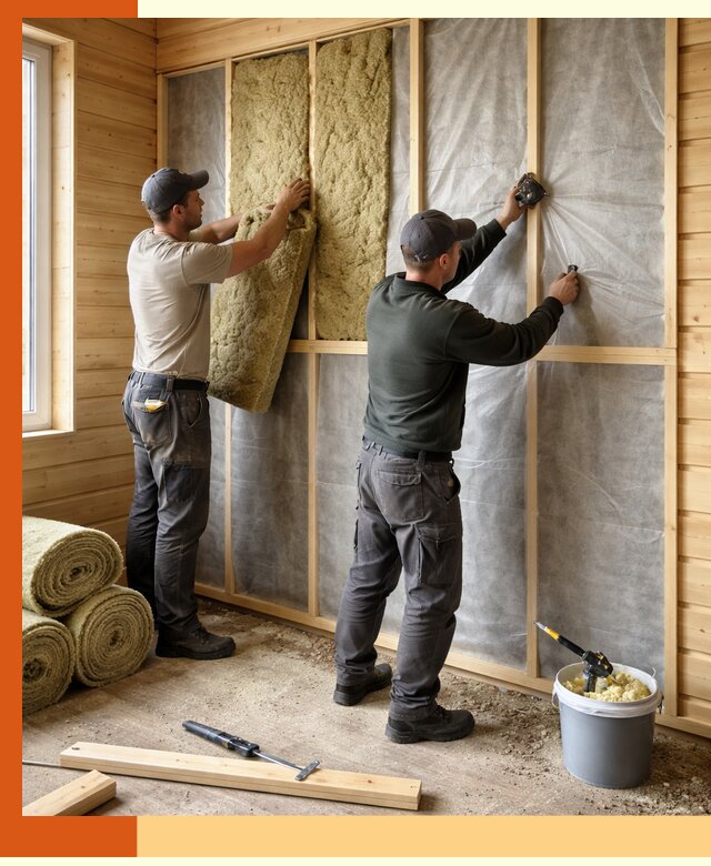 Утепление дома из минибруса в Реутове: комплексные теплоизоляционные работы