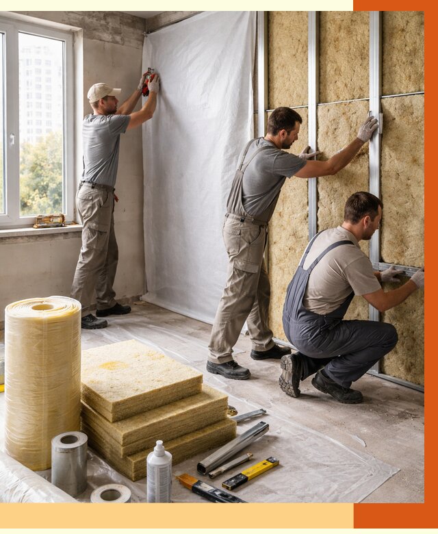 Утепление квартиры в Реутове от 4683 руб/м2 — утеплить квартиру изнутри и снаружи | ТепломастерРтв