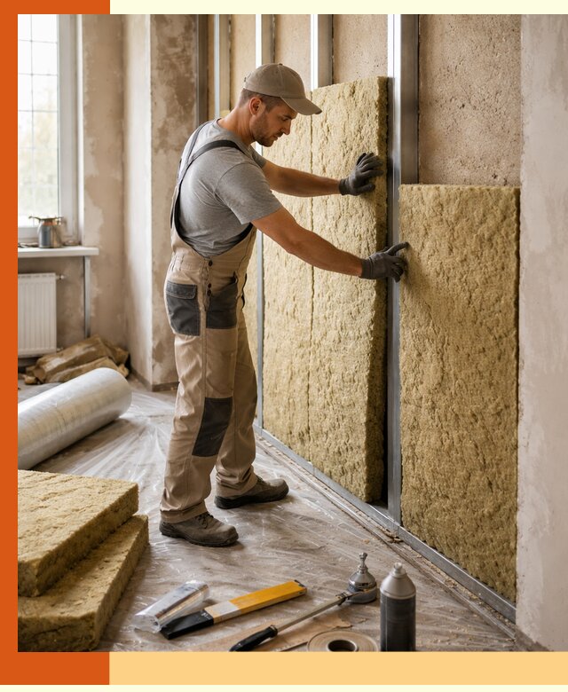 Утепление квартиры в Реутове — комплексная теплоизоляция стен и полов