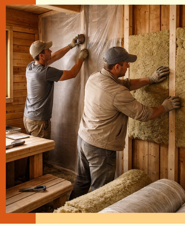 Утепление бани изнутри в Реутове качественно и недорого