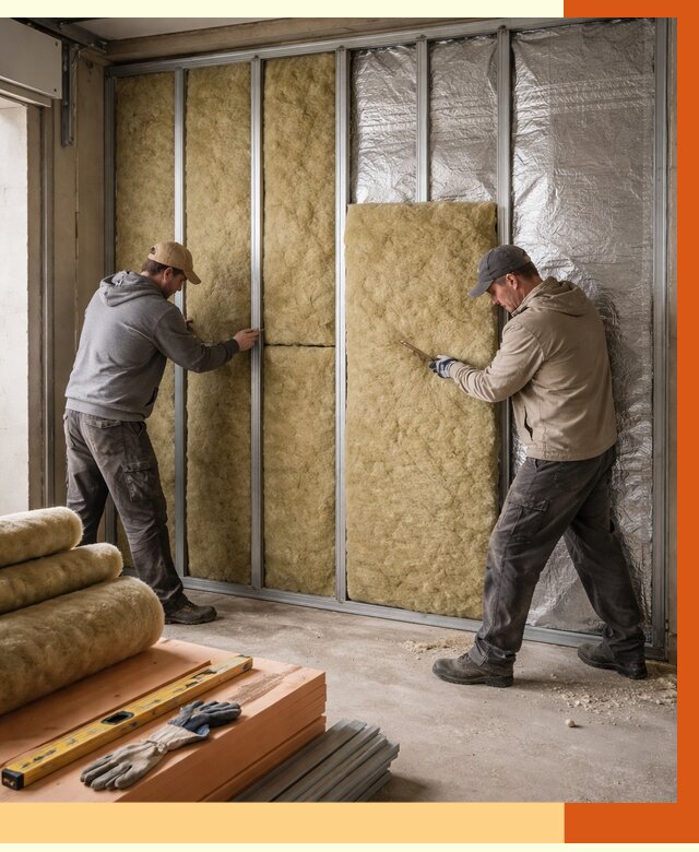 Утепление гаража изнутри в Реутове от 7805 руб/м2 — работы и цена | ТепломастерРтв