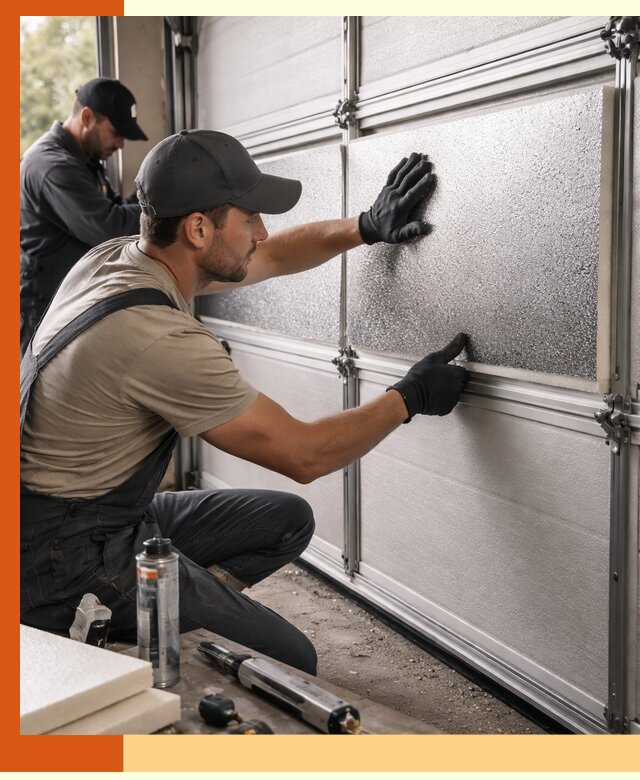 Утепление гаражных ворот в Реутове качественно и надежно