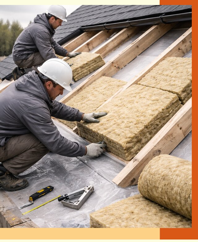 Утепление крыши в Реутове от 1925 руб./м2 — комплексное утепление кровли | ТепломастерРтв