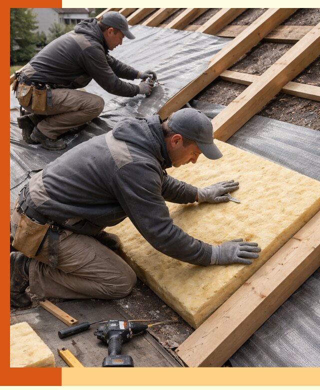 Профессиональное утепление крыши в Реутове качественно и надежно