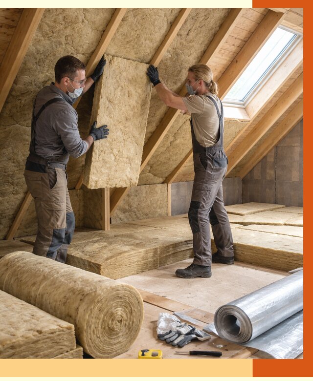 Утепление мансарды минватой в Реутове от 4371 руб./м2 — монтаж и пароизоляция | ТепломастерРтв