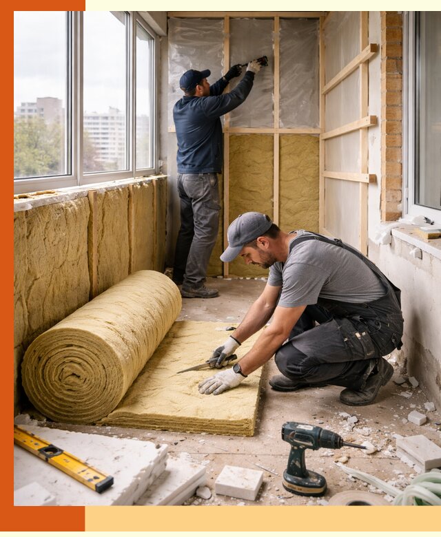 Утепление балкона под ключ в Реутове качественно и быстро