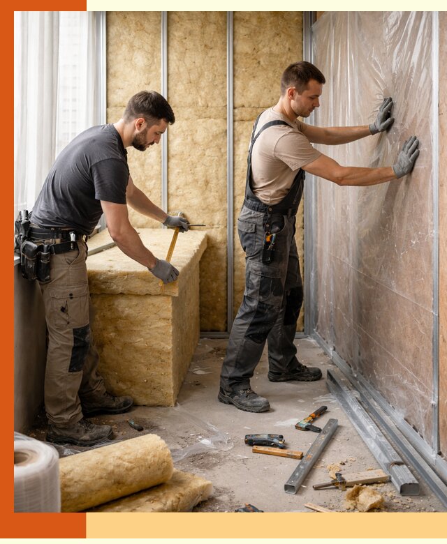 Профессиональное утепление лоджии в Реутове эффективно и надежно