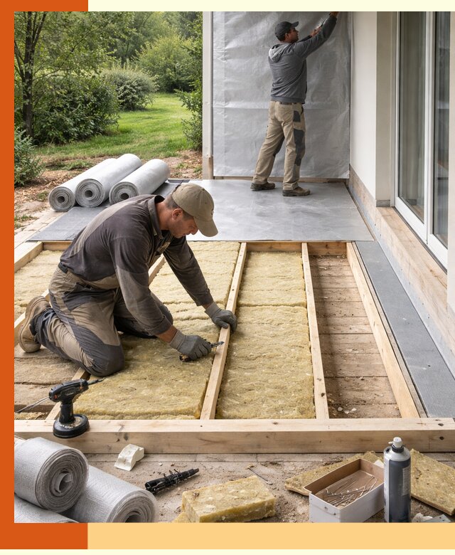 Утепление террасы в Реутове — тепло и защита круглогодично