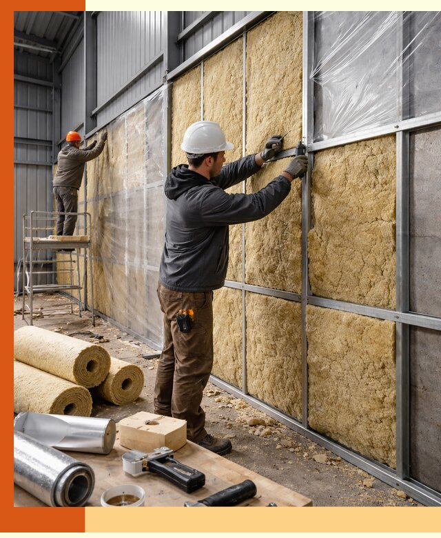 Утепление ангара в Реутове — профессиональная теплоизоляция помещений