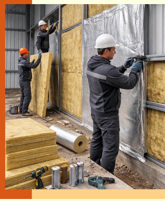 Утепление металлического ангара профессионально в Реутове