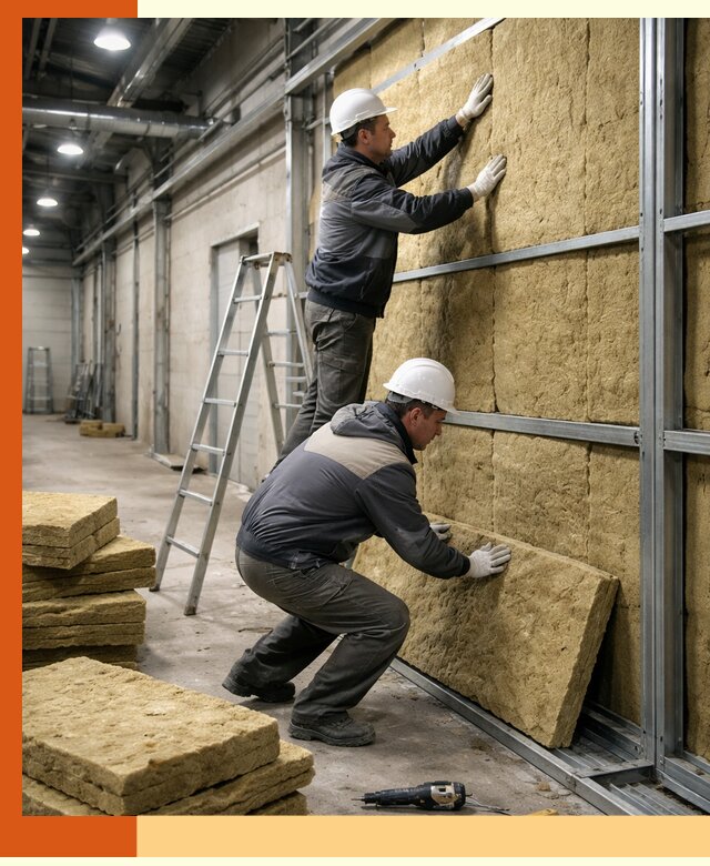 Утепление цеха под ключ в Реутове с гарантией качества