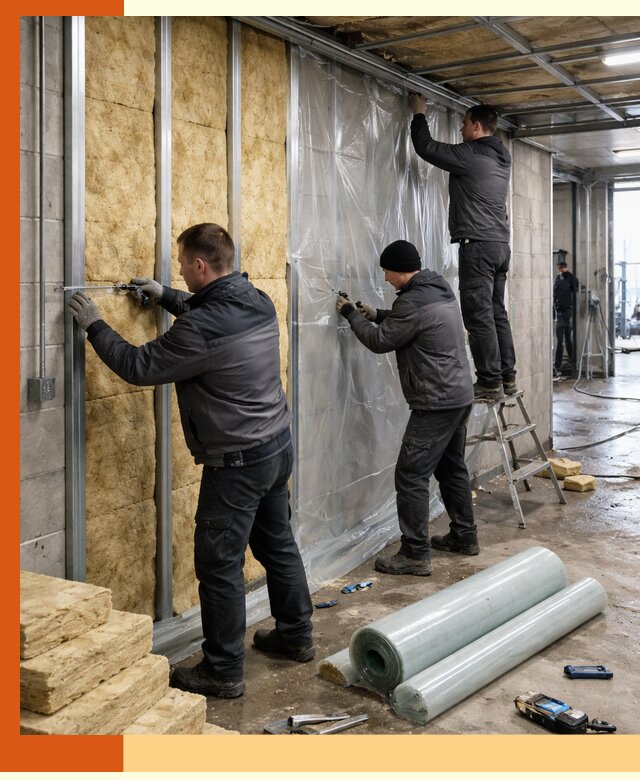 Профессиональное утепление автомойки в Реутове для любого типа помещений