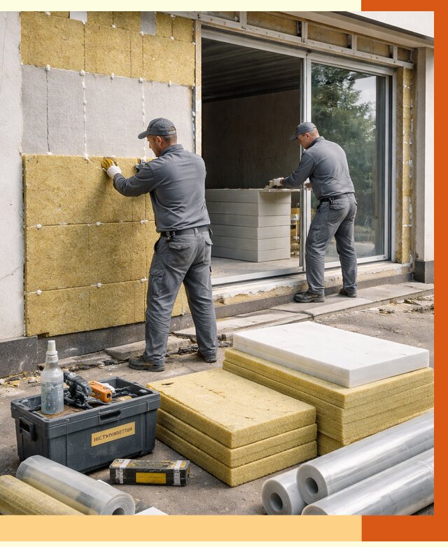 Утепление торгового павильона в Реутове от 15090 руб./м² под ключ | ТепломастерРтв