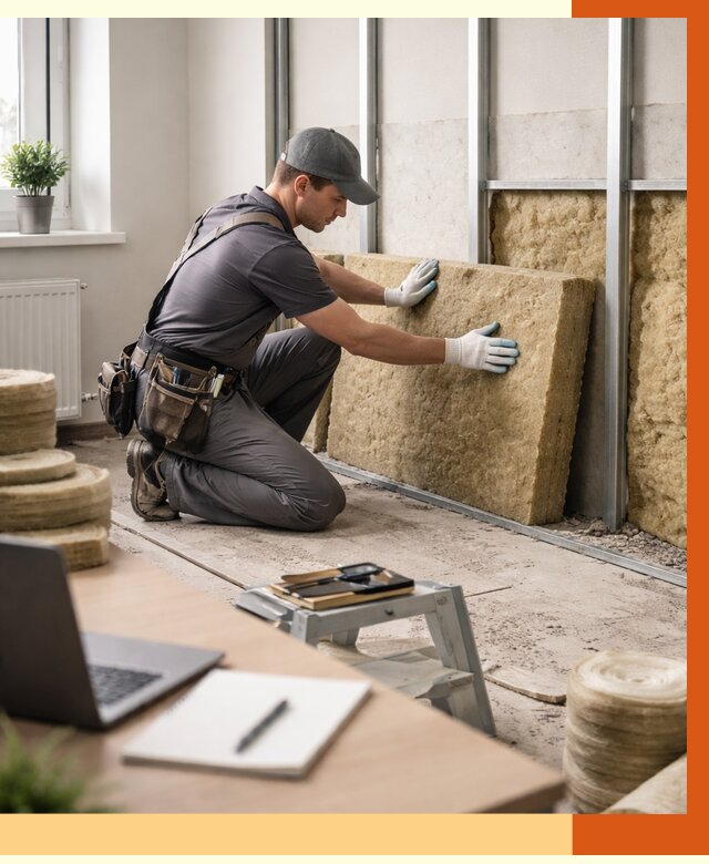 Утепление офиса в Реутове от 4683 руб/м2 — комплексное утепление офиса под ключ | ТепломастерРтв