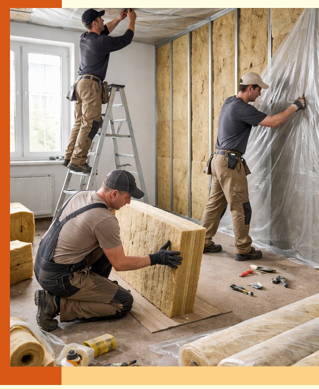 Утепление офисных помещений под ключ в Реутове