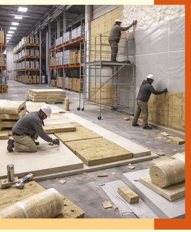 Утепление складского терминала в Реутове от 7805 руб./м² под ключ | ТепломастерРтв