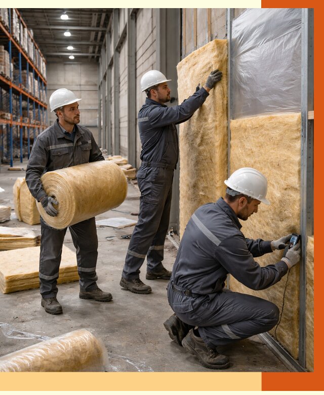 Утепление логистического центра в Реутове от 4683 руб/м² под ключ | ТепломастерРтв