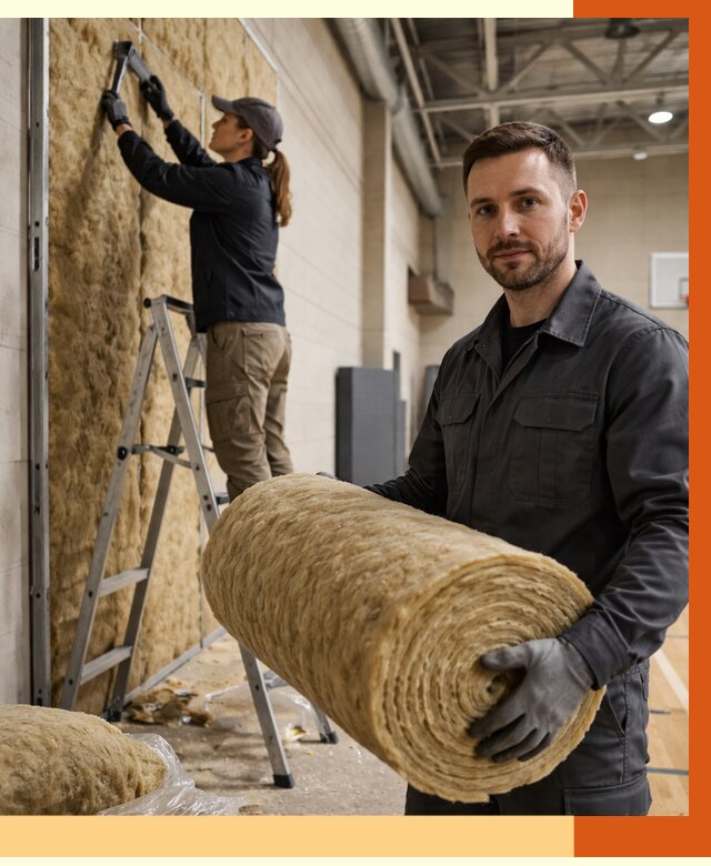 Утепление спортзала в Реутове от 7805 руб/м2 — комплексное утепление под ключ | ТепломастерРтв