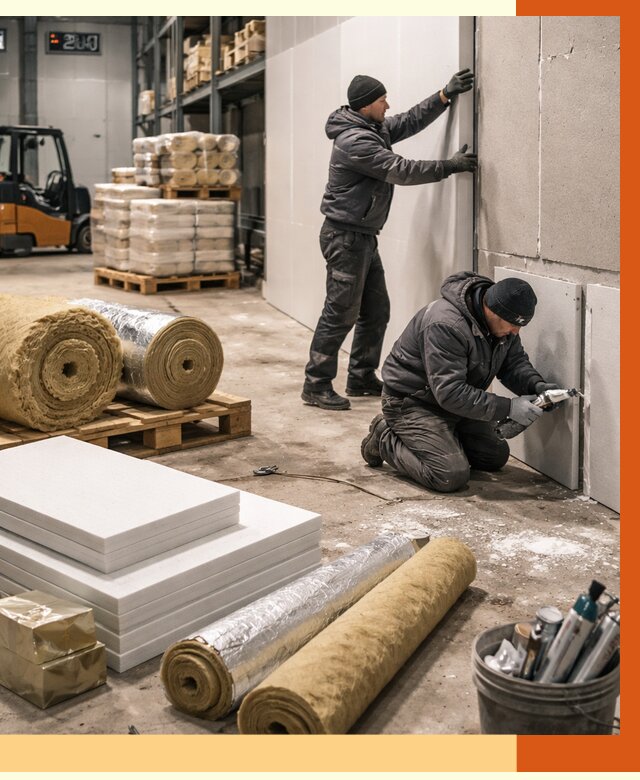 Утепление холодного склада в Реутове от 8846 руб/м2 — комплексное под ключ | ТепломастерРтв