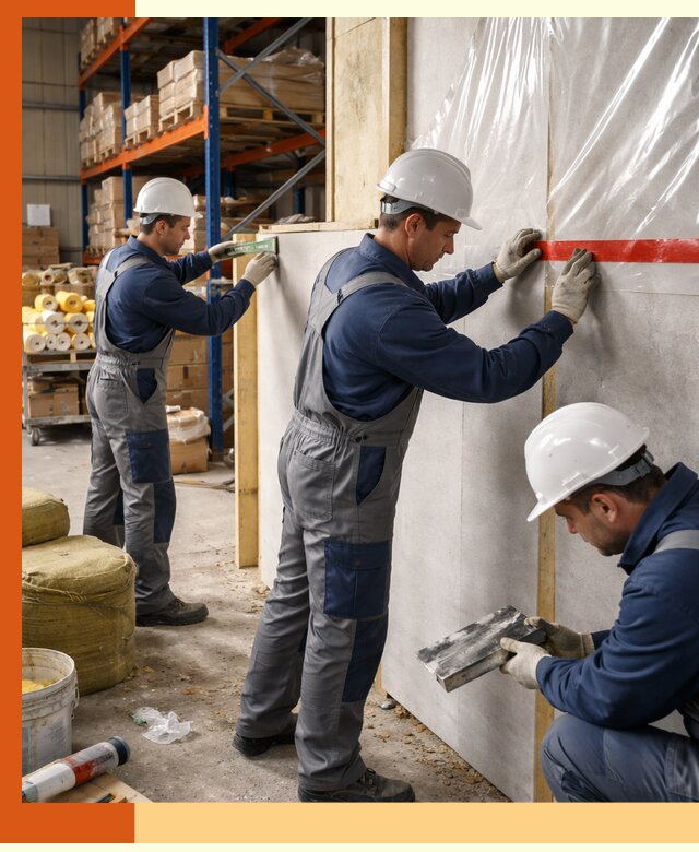 Утепление теплого склада под ключ в Реутове