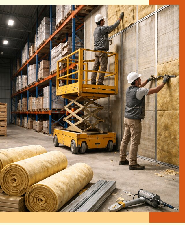 Утепление торгового склада в Реутове от 3330 руб/м2 — комплексно и под ключ | ТепломастерРтв