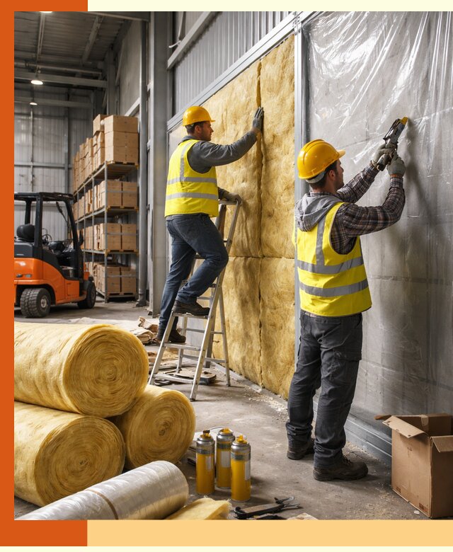 Утепление склада с техникой в Реутове под ключ