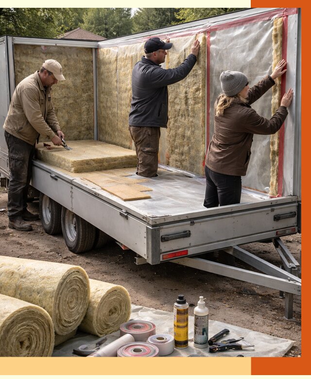 Утепление прицепа в Реутове под ключ от 13009 руб. — комплекс от ТепломастерРтв