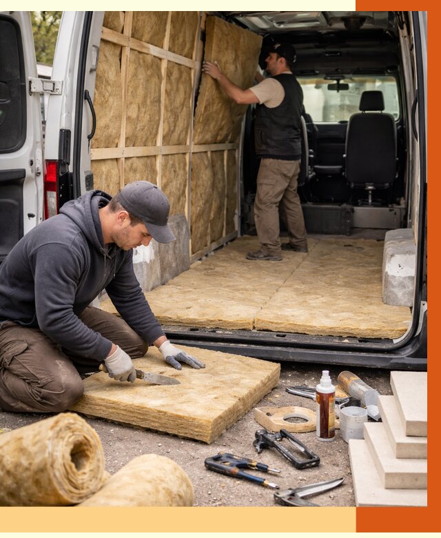 Утепление кемпера в Реутове под ключ от 12488 руб. — профессионально | ТепломастерРтв