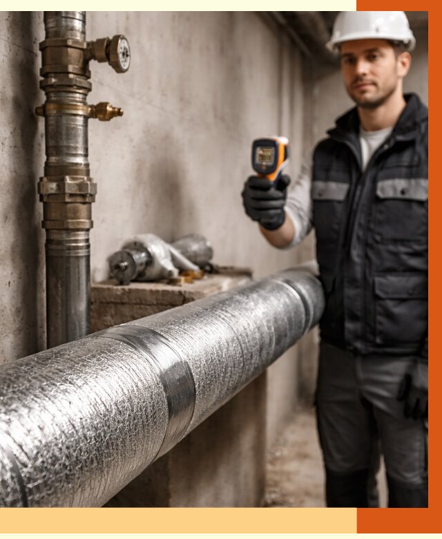 Утепление труб водоснабжения в Реутове от 8846 руб. за м² — услуги ТепломастерРтв