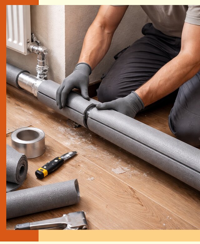 Утепление труб отопления в Реутове: теплоизоляция и защита сети