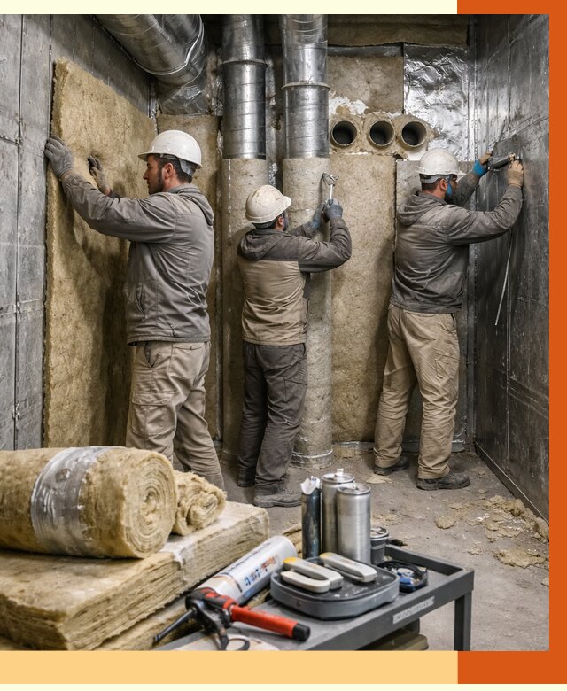 Утепление венткамеры в Реутове под ключ от 1509 руб. — профессионально | ТепломастерРтв