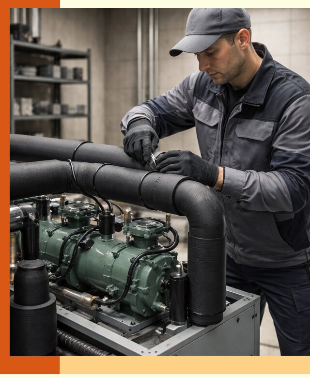 Утепление холодильного агрегата и теплоизоляция в Реутове