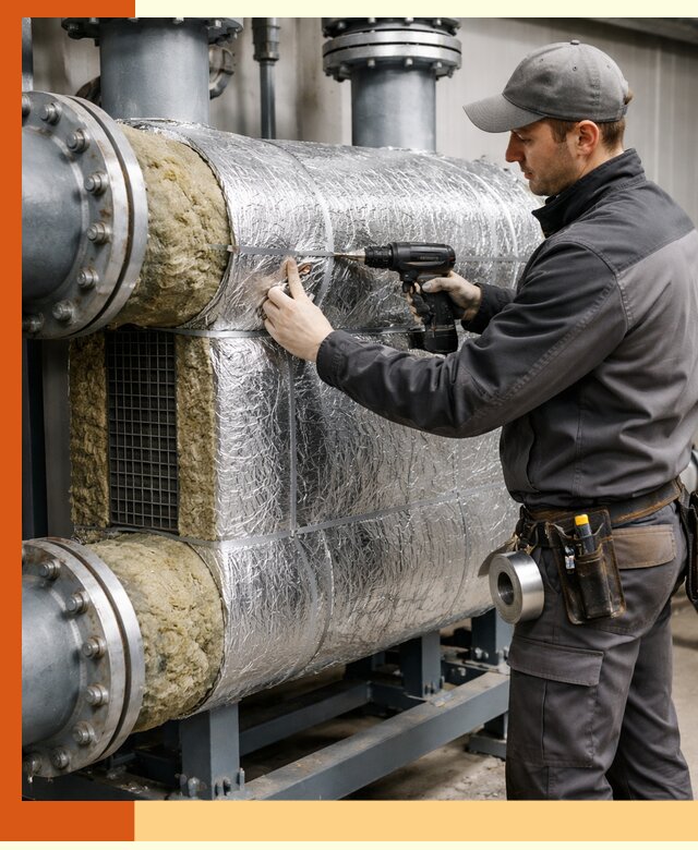 Утепление теплообменника в Реутове — профессиональная теплоизоляция оборудования