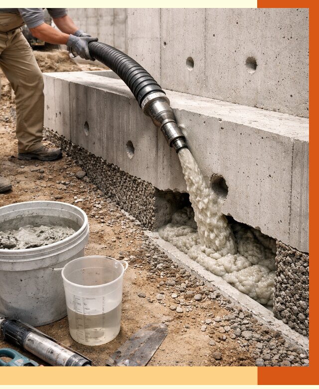 Заполнение полостей фундамента в Реутове от 7077 руб. под ключ | ТепломастерРтв