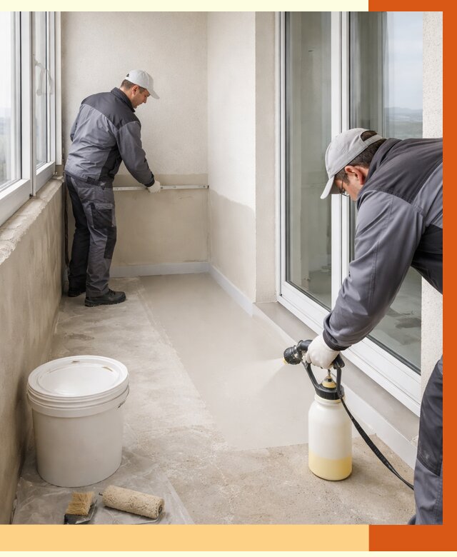 Утепление балкона жидкой теплоизоляцией в Реутове от 5984 руб./м2 | ТепломастерРтв