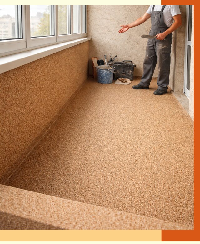 Утепление балкона жидкой пробкой в Реутове от 3799 руб/м² под ключ | ТепломастерРтв