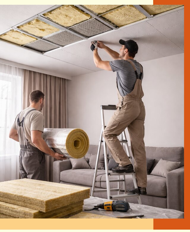 Шумоизоляция потолка в Реутове от 2342 руб. под ключ | Профессионально — ТепломастерРтв