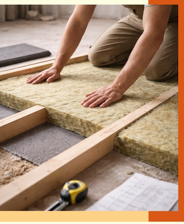 Шумоизоляция пола в Реутове от 1301 руб./м² — профессиональная звукоизоляция | ТепломастерРтв