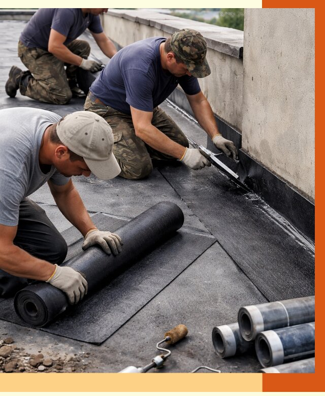 Гидроизоляция кровли в Реутове от 4683 руб. — профессиональная гидроизоляция крыши | ТепломастерРтв