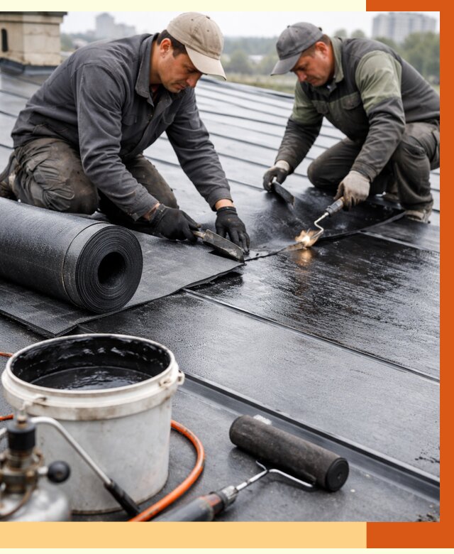 Гидроизоляция фальцевой кровли в Реутове от 7805 руб. под ключ | ТепломастерРтв