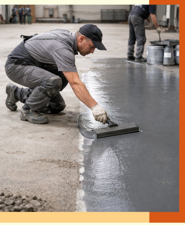 Гидроизоляция промышленного пола в Реутове от 1249 руб./м2 — ТепломастерРтв специалисты под ключ