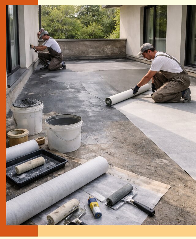 Гидроизоляция террасы в Реутове — надежная защита от влаги и протечек