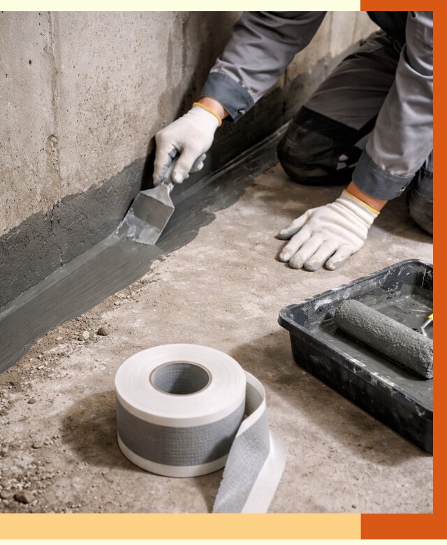 Гидроизоляция швов и герметизация стыков в Реутове от 1301 руб. | ТепломастерРтв